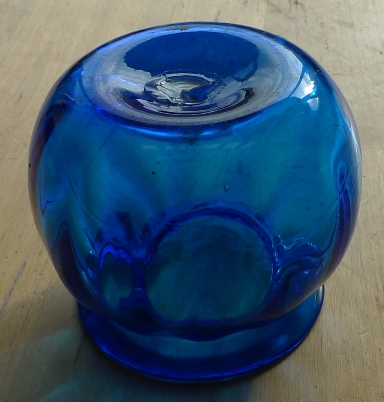 blue ribbed leech pot base