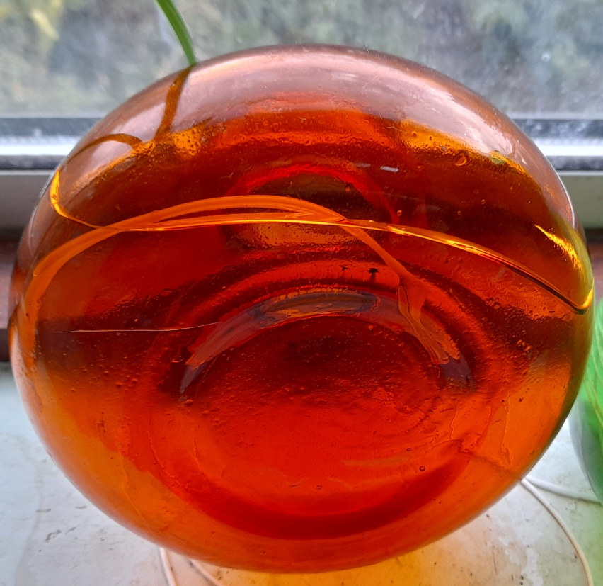 cracked hyacinth vase