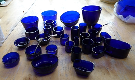 cobalt blue salt liners